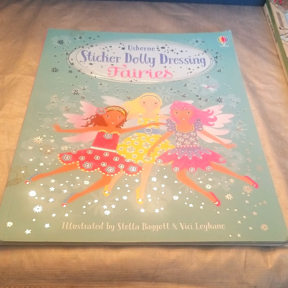 Osborne Sticker Dolly Dressing Fairies Book BNWT